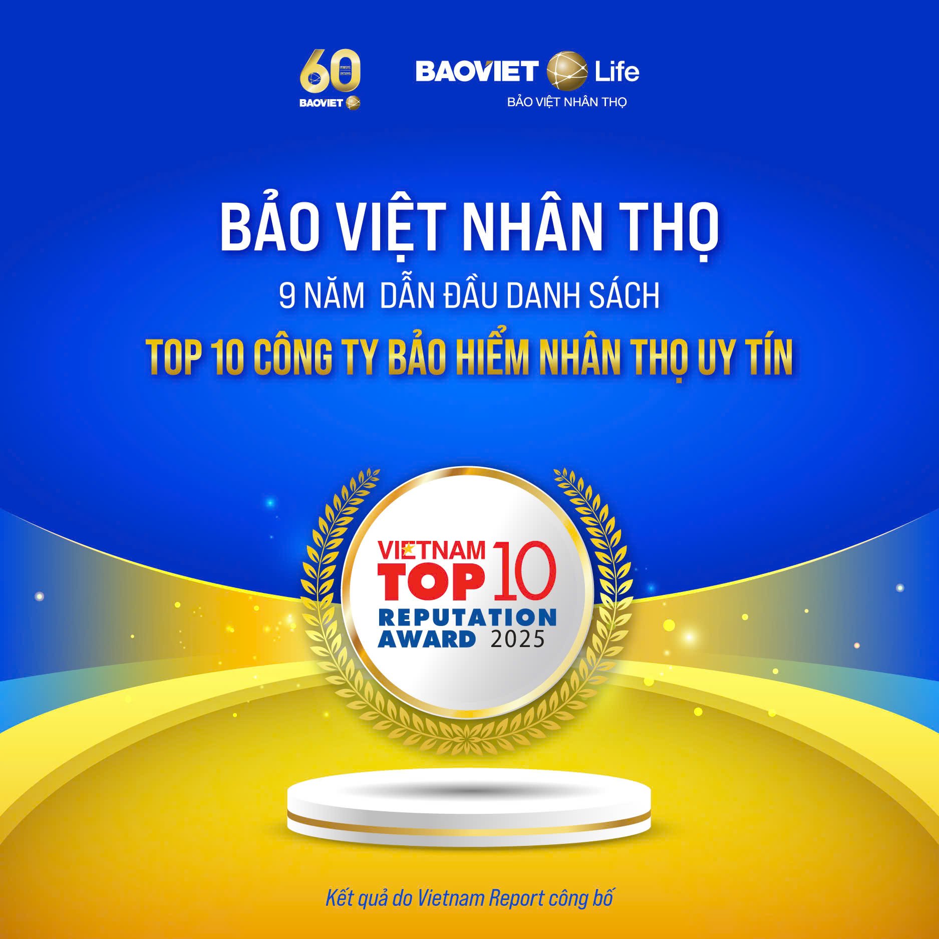 9 năm thuộc Top10 Công ty bảo hiểm nhân thọ uy tín Việt Nam